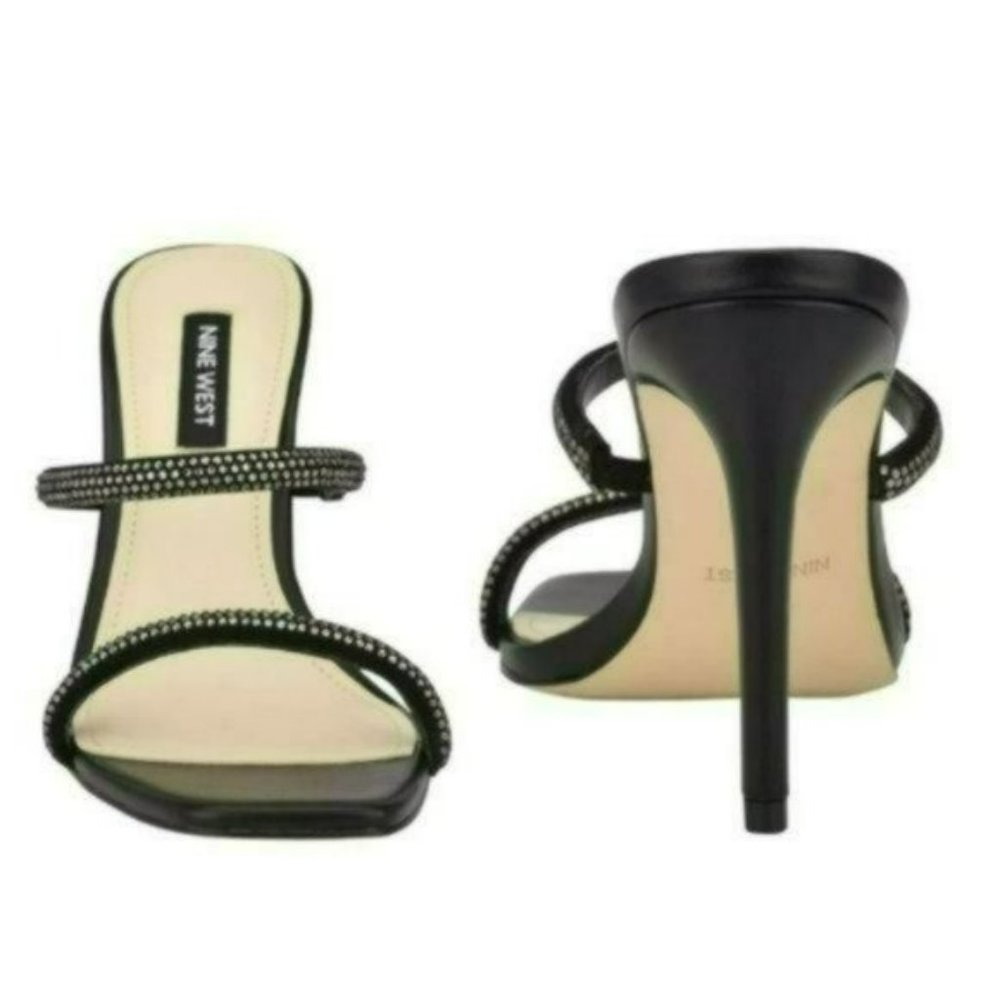 NINE WEST Zarleen Heeled Slide Sandals -10.5 - Picture 2 of 8